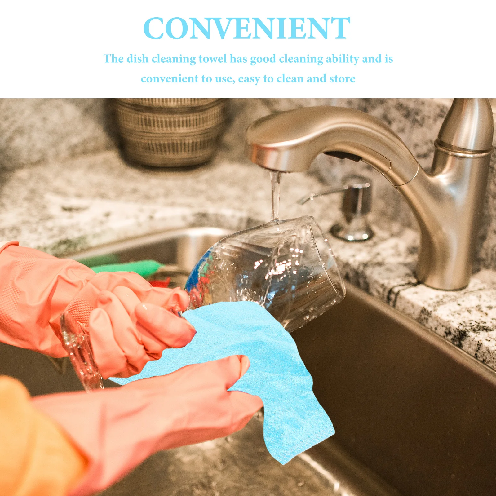 

Scouring Pad Kitchen Scrub Pads Dish Cleaning Cloth Water Absorbent Towel For Home Multi-Function Cleaning Lightweight