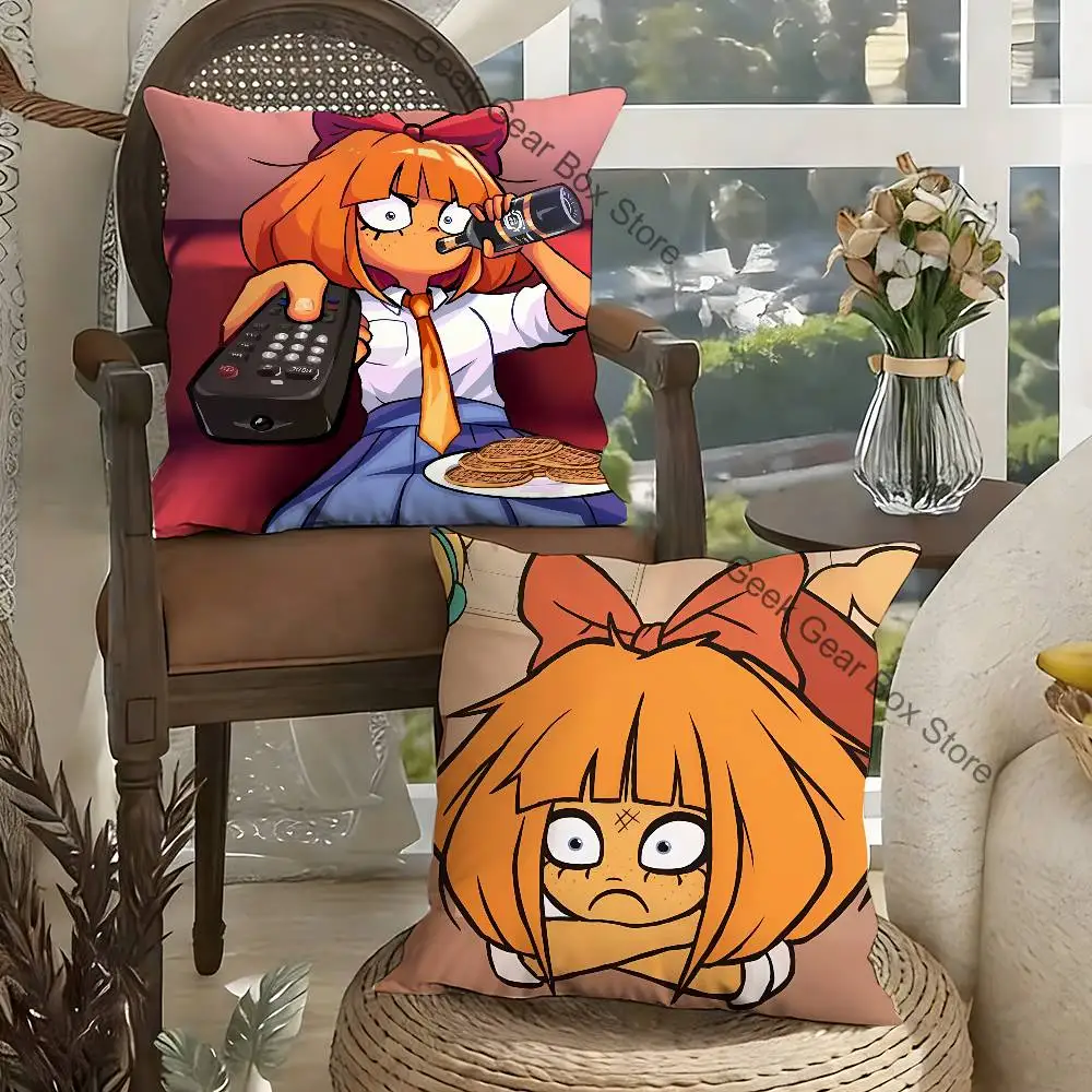 O-Ongezellig Mymy Yana Anime Celebrity Merchandise All-Match Printed Pillow Case Sofa Car Office Room Decoration Protector