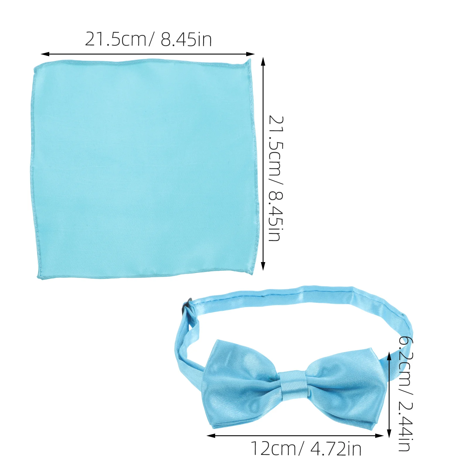 1 مجموعة الرجال الإكسسوارات الرسمية الأزرق Cummerbund ربطة القوس فيونكة جيب مربع حفل زفاف العريس مجموعة أنيقة التصميم الكلاسيكي