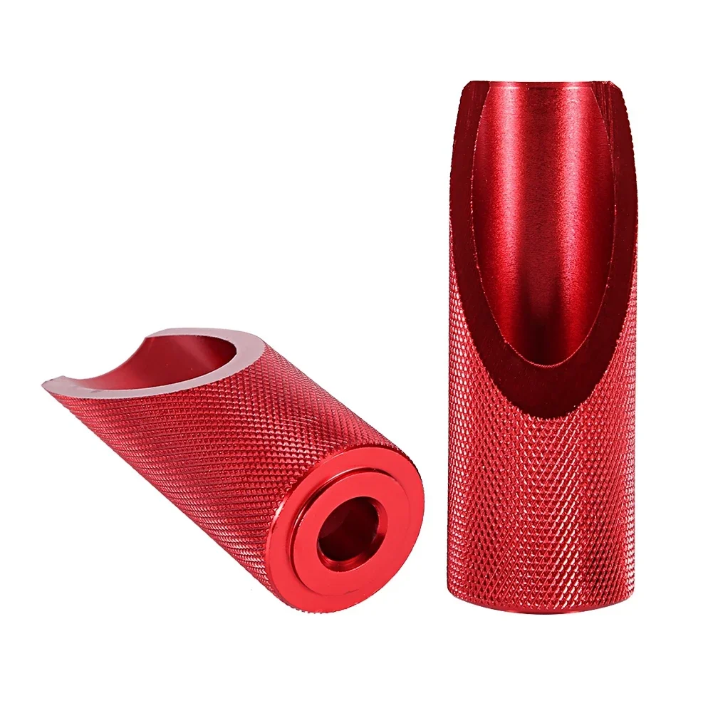 2pcs Motorcycle Aluminum Alloy Foot Pegs Footboard Accessories Fit for Honda(Red)