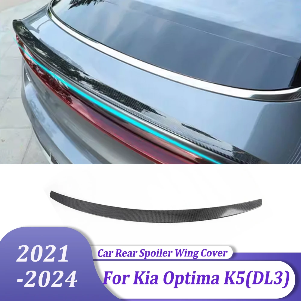 

Rear Trunk Spoiler Wing Cover Trim Sticker Styling Car Accessories For Kia K5 Optima (DL3) 2021 2022 2023 2024