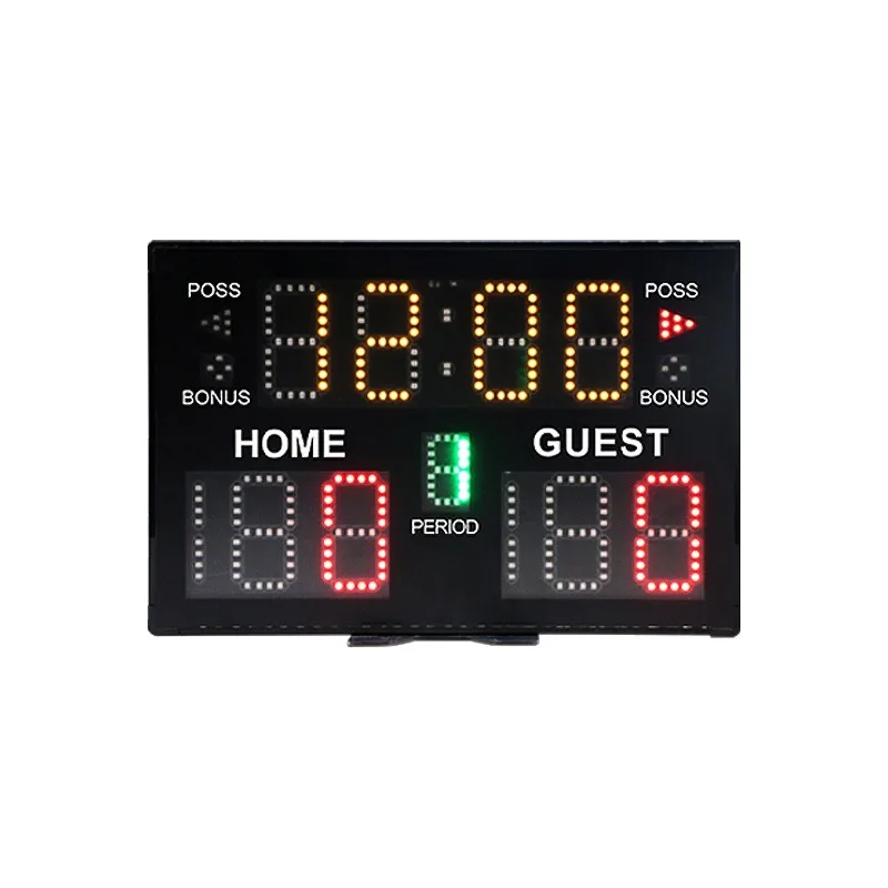 Multifunctional LED Basketball Scoreboard Tabletop/Wall-mounted Scoreboard