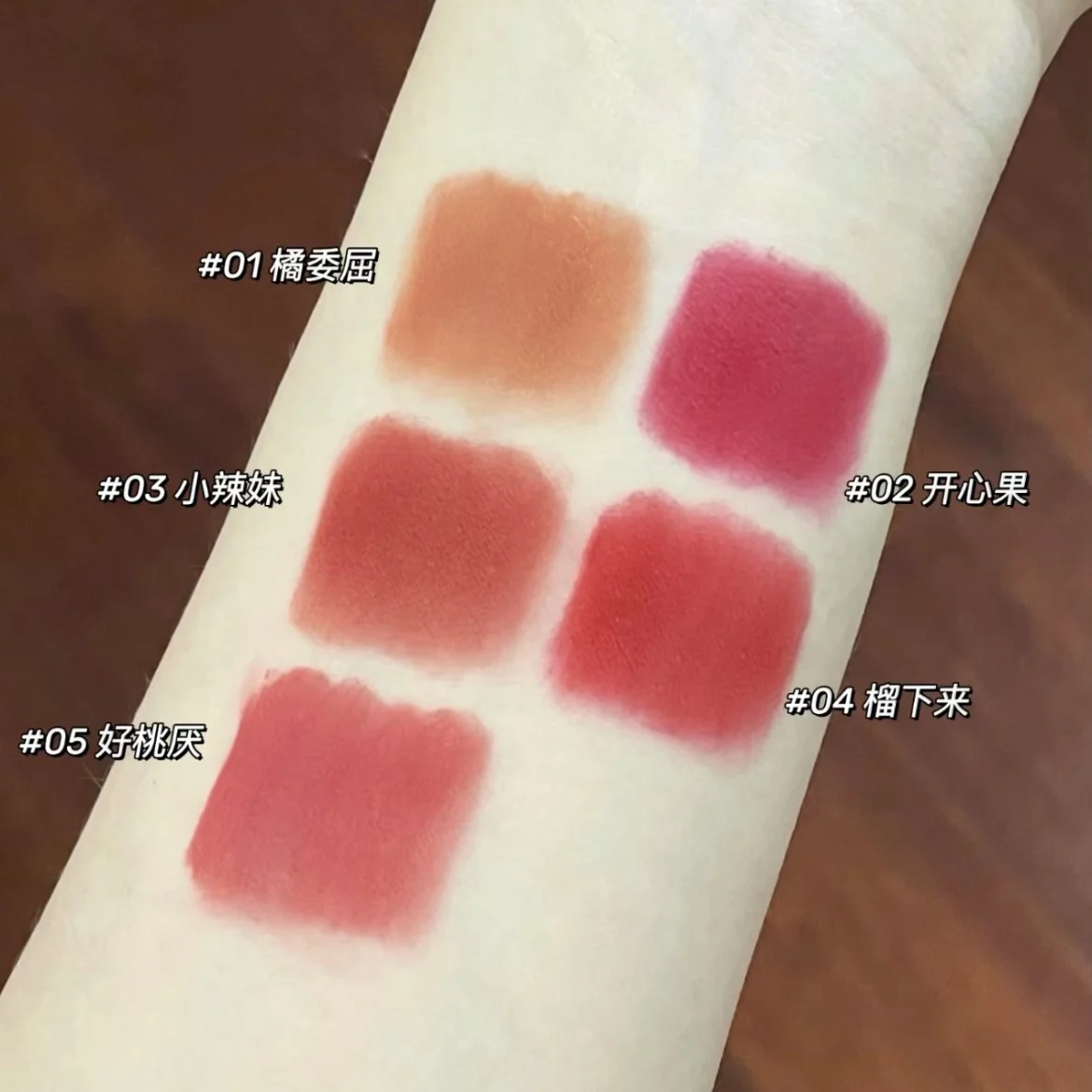 Judydoll  Air Cushion Lip Glaze Matte Powder Lip Clay Cream Lipstick Longlasting Waterproof Red Lip Mud Brick Red