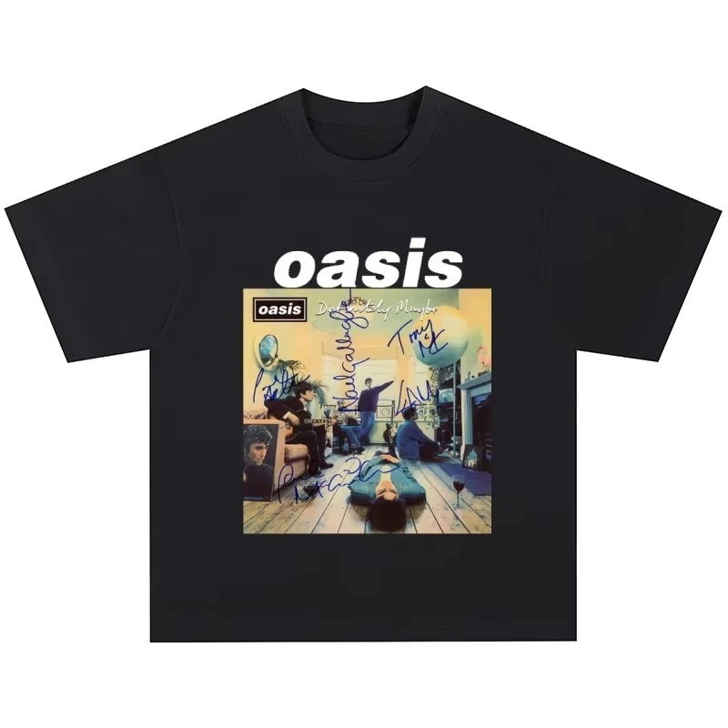 

Incubus Rock Singer American Retro Street Hip Hop Fashion Casual High Quality Men's Cotton Round Neck Graphic T-shirt
