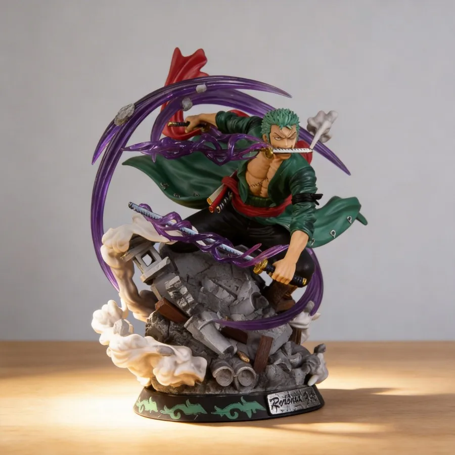 

Коллекционная фигурка One Piece GK LS Straw Hat Pirates Roronoa Zoro, модель с коробкой, 34 см