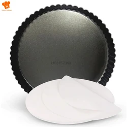 9 Inch Non-stick Tart Quiche Flan Pan Molds Pie Pizza Cake Mold Removable Loose Bottom Fluted Heavy Duty Pizza Pan Bakeware