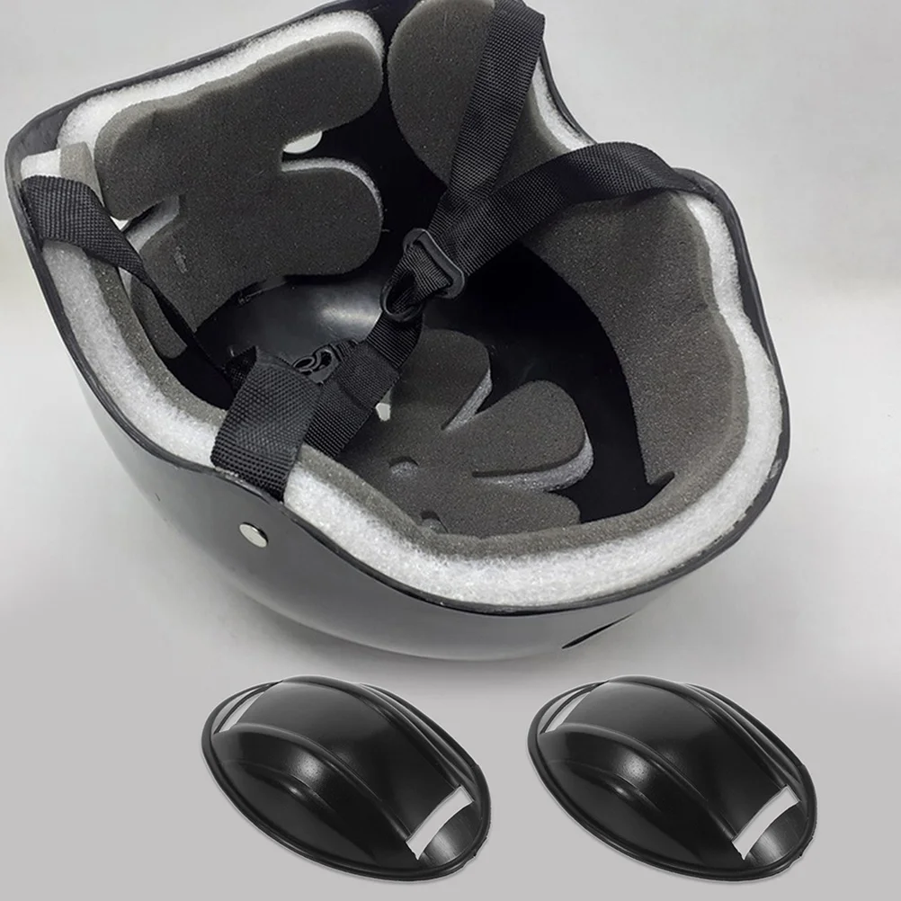 

10Pcs Motorcycle Chin Pads Comfortable Plastic Protective Gear Set Antislip Adjustable for Bike Ski Sports Helmets