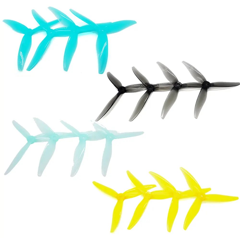 Cinco remo de tres palas y ocho hojas de paleta para hélices Accesorios de colores Accesorios de liberación rápida Hoja de paleta de bajo ruido