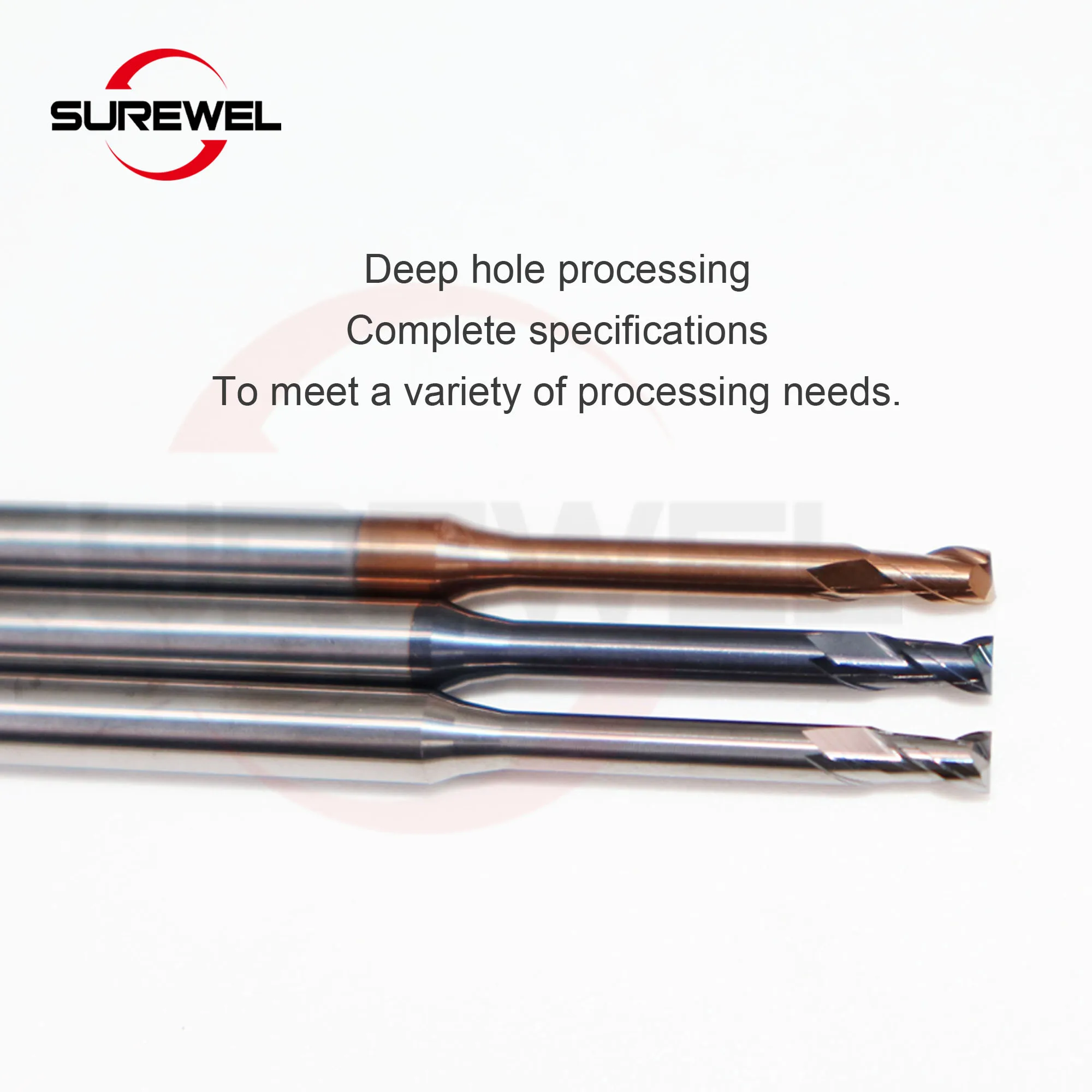 1.5mm~3.0mm HRC60 Long Neck Micro End Mill for Aluminum Alloy Copper,Steel,Stainless Steel CNC Machining Carbide Tungsten Cutter