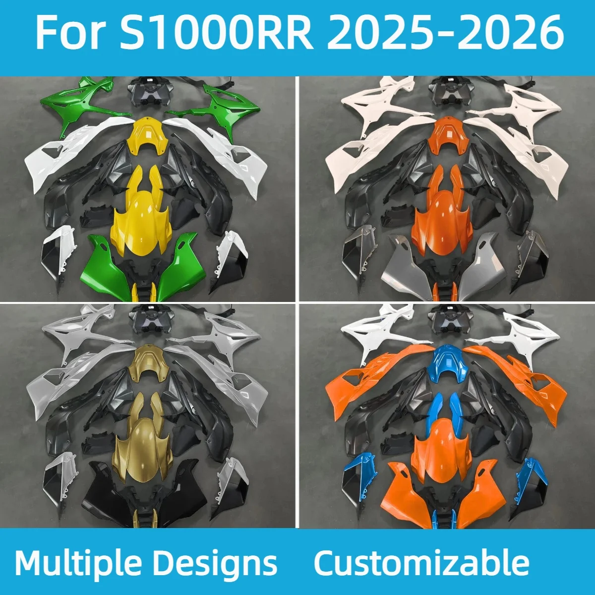 

For BMW S1000RR 2025 2026 Prime ABS Injection Bodywork Fairing Kit S 1000RR 25 26 ABS Plastic Fairings