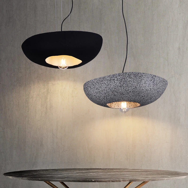 Modern Creative Living Room Hanging Ceiling Chandelier Japanese Circular Table Dining Bedroom Pendant Light Luster Fixture