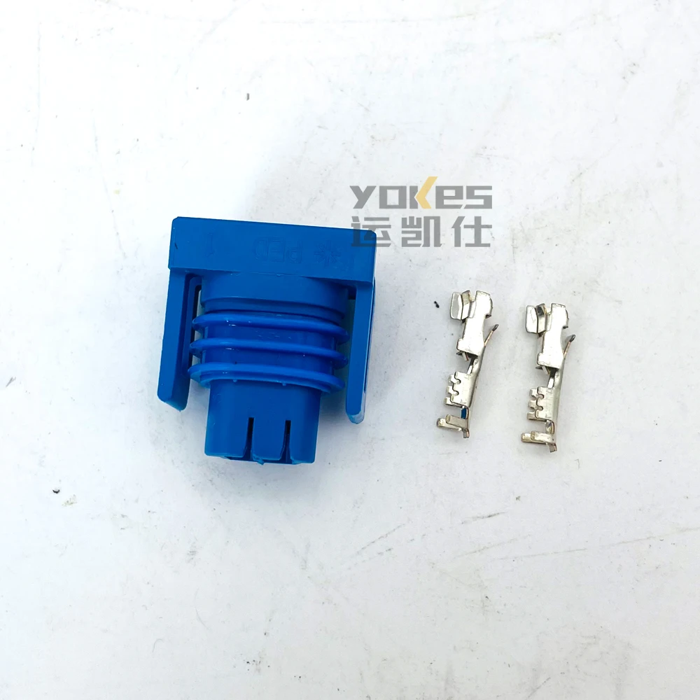 For 2 Pin Injector Plug Intake Air Temperature Sensor Connector Terminals Housing Excavator Parts 12162215