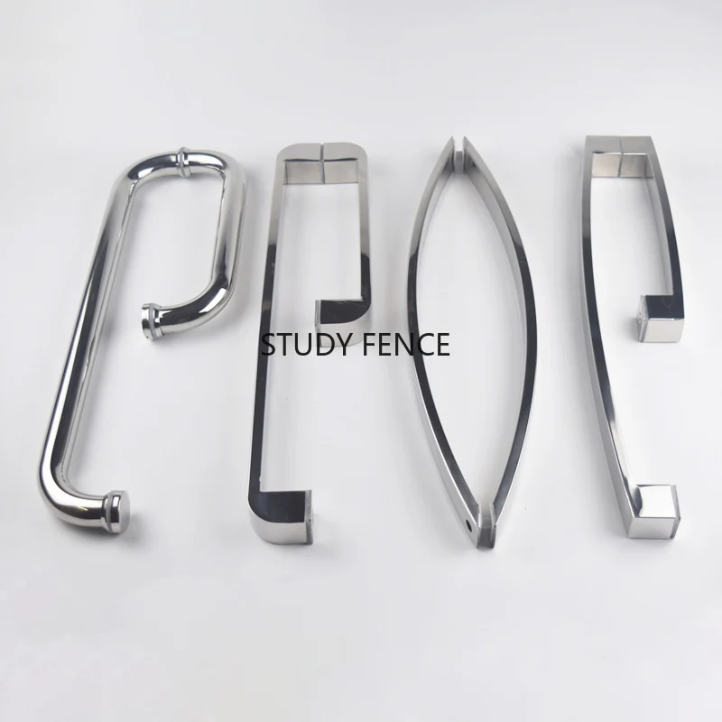 

Mirror Light Shower Room Glass Bathroom Sliding Door Handle Square Tube Bathroom Round Tube Sliding Door Handle