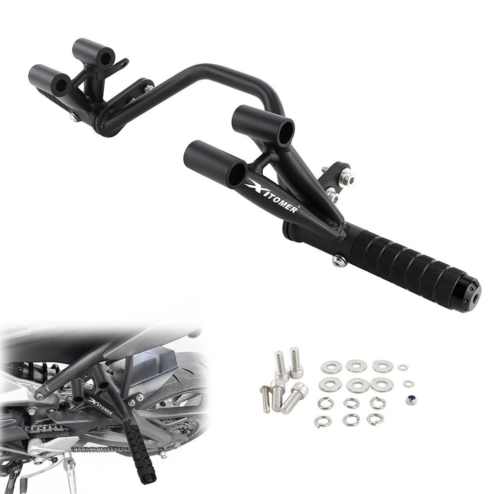 

Motorcycle Rear Footrests Subcage Passenger Peg Guard Peg Support Stunt Protection FZ-09 2014-2017 MT-09 XSR900 For YAMAHA