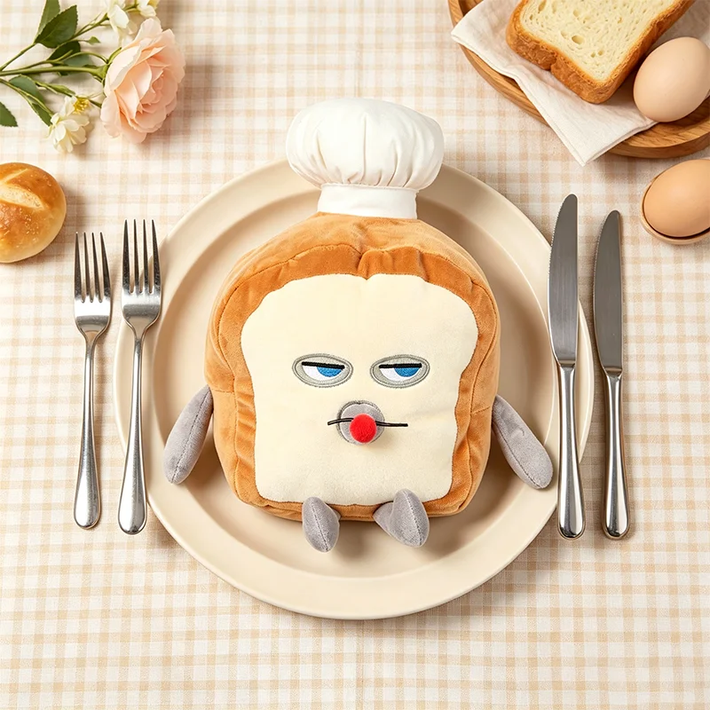 Cute Cartoon Child Picture Book Bread Boy Thief Plush Toy Soft Bread Friend Series Anime Figure Peripheral Plushie Doll Kid Gift
