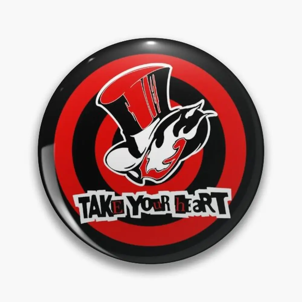 Persona 5 Pin Buttons Brooches  Jewelry Accessory Customize Brooch Fashion Lapel Badges