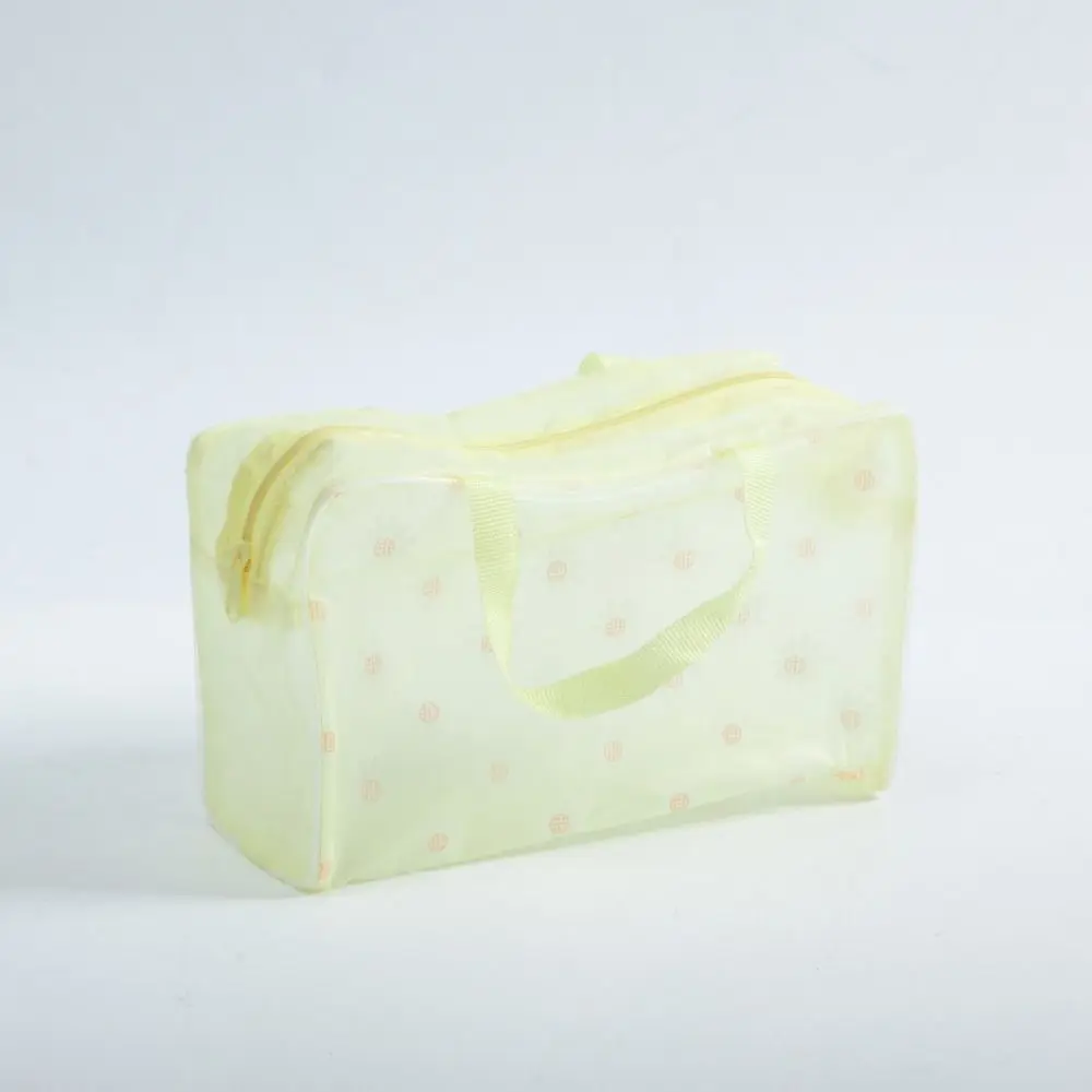 Volume Floral Storage Bag Zipper PVC Storage Bag Handbag Make Up Bag Bathing Storage Bag Swimming Bags Travel Cosmetic Bag