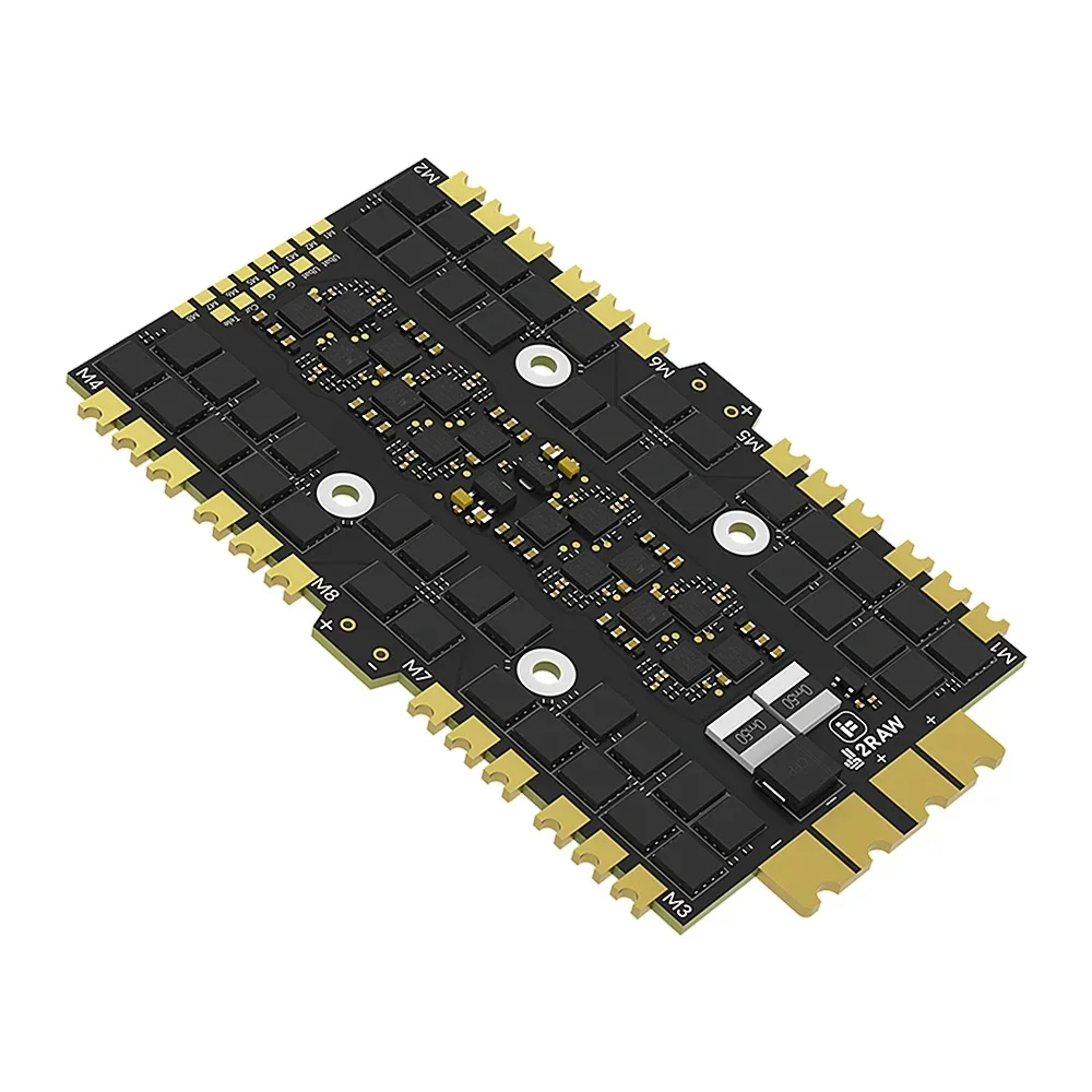 AvaCoreIFlight Thunder 80A 8-IN-1 BLHeli_32 ESC, 2-8S Lipo, Supports DShot150/300/600/MultiShot/OneShot, for RC FPV Freestyle Dr