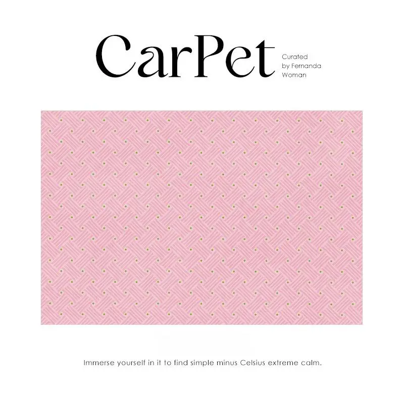 

VIKAMA Simple Premium Solid Color Loop Pile Carpet Non-Slip Dirty Resistant Wearable Doormat Indoor Decoration