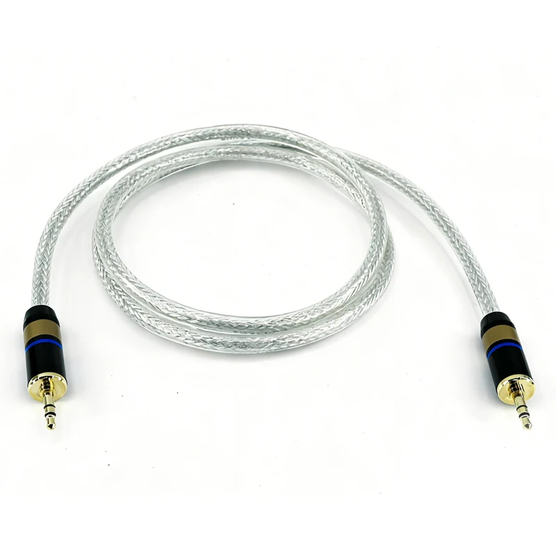 Professional Grade 3.5mm AUX Audio Cable Hi-Fi Sound – Balanced Transmission for Studio Mixer/Amplifier