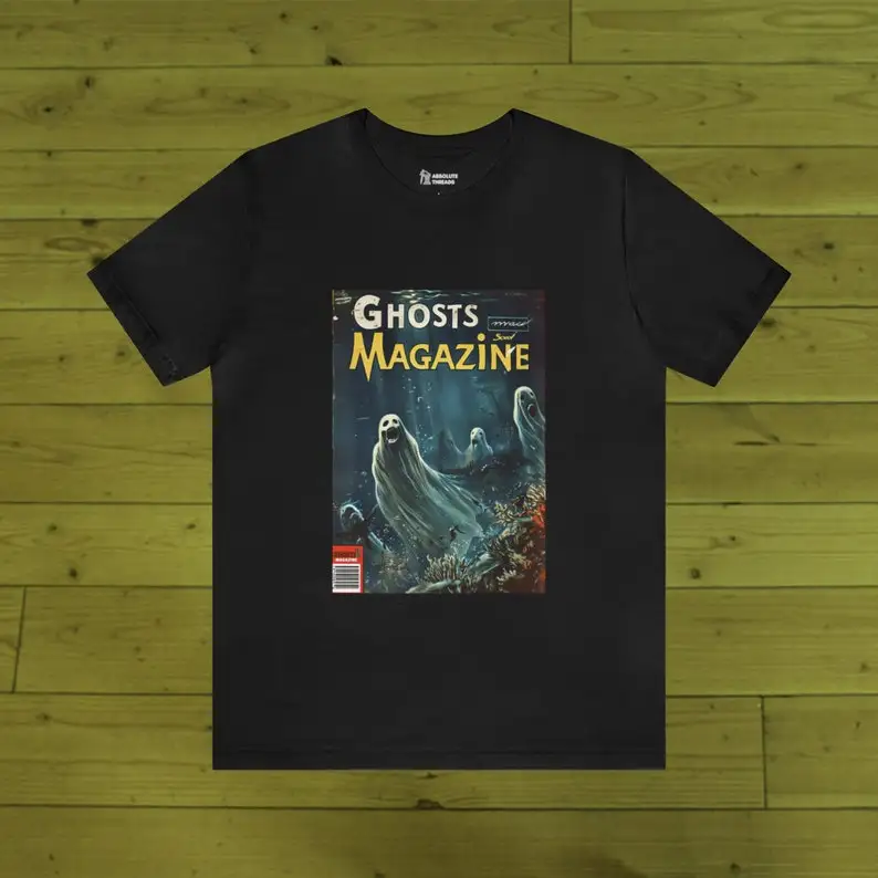 

Ghosts Magazine T-Shirt,Old Comic Shirt, 1970s Comics Shirt