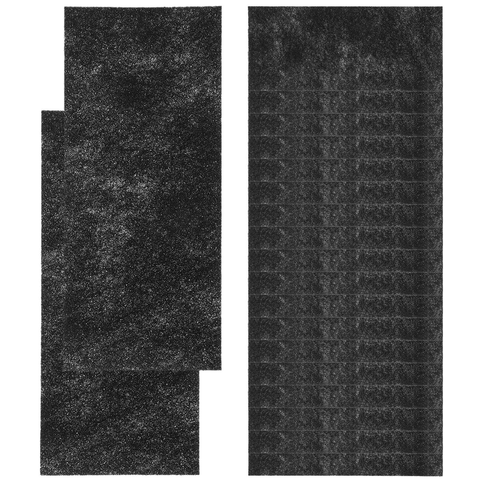 20Pcs Activated Charcoal Filter Sheets Air Vent Filters for Window Ac Vent Range Hood High Performance Odor Absorbing Carbon