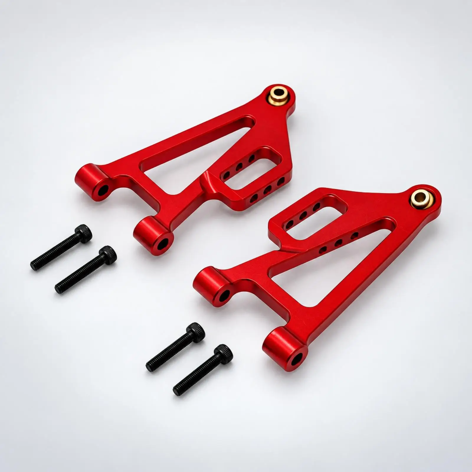 1:14 RC Car Hanging Arms Lightweight Front Lower Hanging Arms Front Lower Arm Set with Mounting Screws Anodized