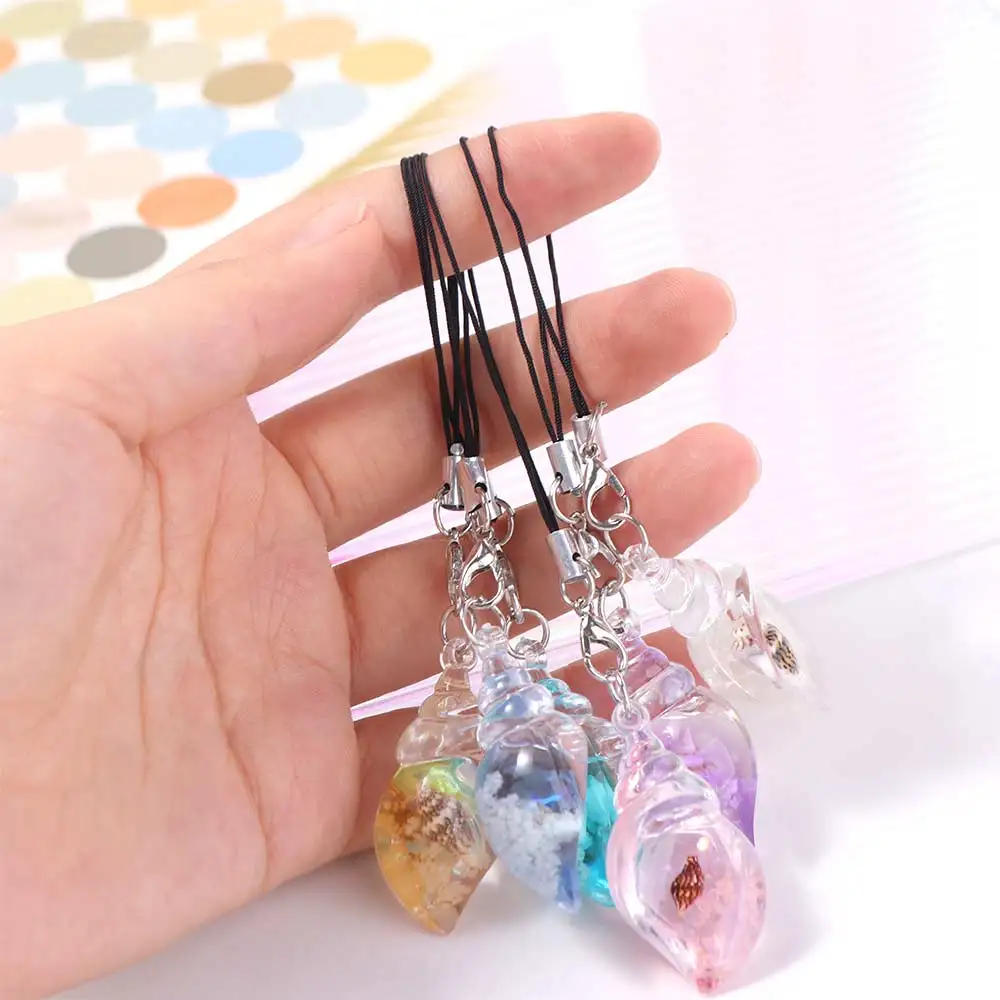Hanging Cord Conch Mobile Phone Chain Night Glow Pendant Phone Hanging Rope Kawaii Keychain Mobile Phone Strap Phone Charms