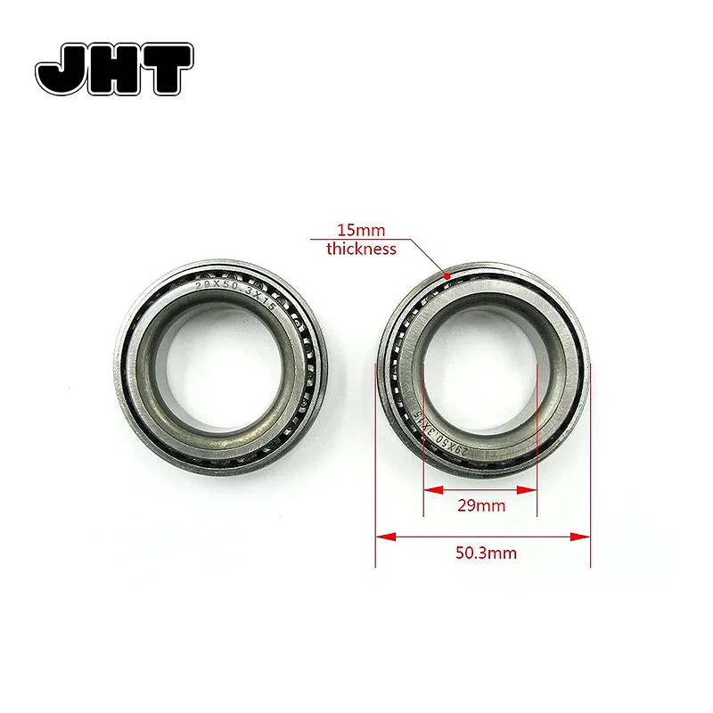 JHT Motorcycle 22-1026 Steering Stem Bearing Wheel Directional Column BearingsFor KTM SX SXF XC XCW EXC EXCF 125-500 Motocross