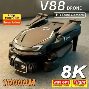 Mini New Drone V88 8K Professional HD Air Photography 5g GPS Remote Control aircraft HD Double Camera Quadcopter toy UAV 8 Main Sales Drones with GPS - №6