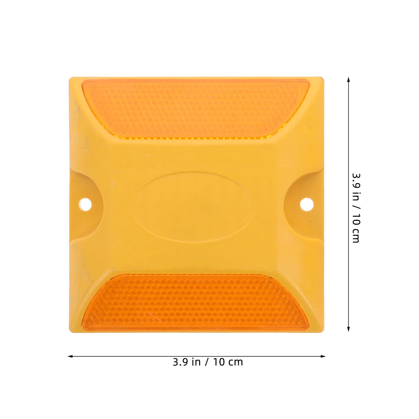 4pcs Dual-Reflective Road Studs Durable Pavement Reflectors For Highway Parking Lot Driveway Sidewalk Street Roadside Markers