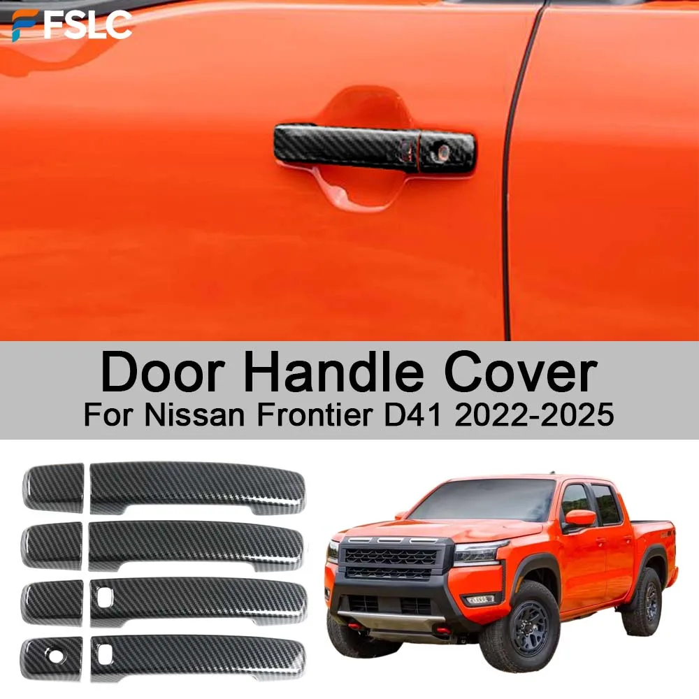 

Cars Exterior Accessories Door Handle Cover For Nissan Frontier D41 2022-2025 Car Decoration Upgrade Modify A Car