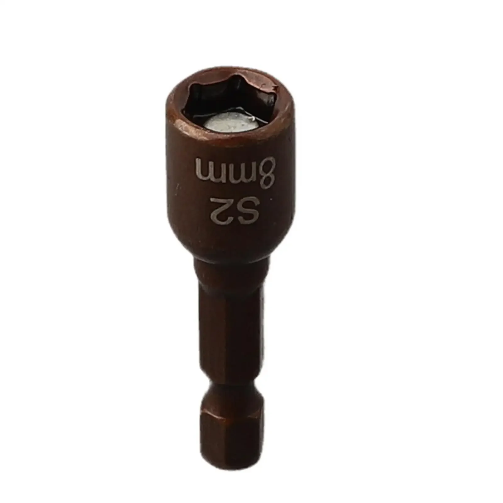 마그네틱 너트 스크루드라이버 소켓 비트, 육각 섕크 드라이버 어댑터, 소켓 렌치 소켓 슬리브 노즐, 너트 드라이버 비트 전동 공구, 8mm