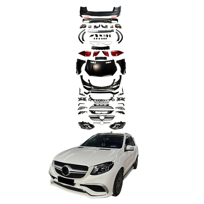 

STLFCar Body Kit for Mercedes ML W166 Upgrade to GLE W166 Style Look Auto Parts for 2012-2015 ML to 2016-2019 GLE MAY Style