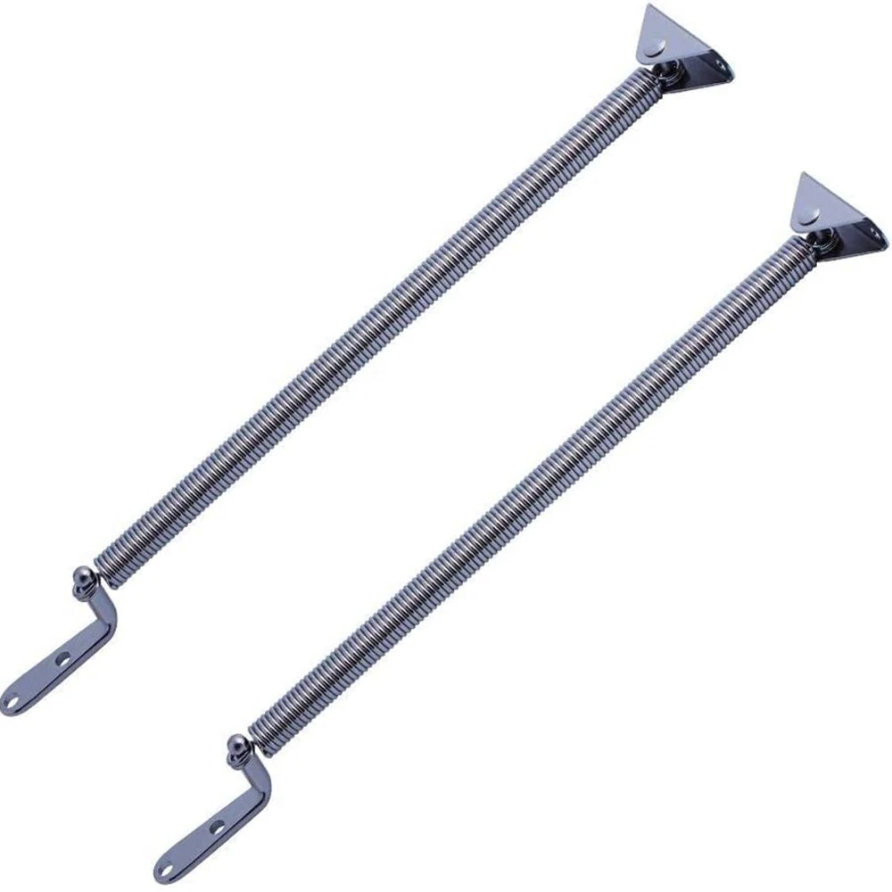 

2pcs Stainless Steel 210mm Hatch Spring Marine Retractable Polished Lid Support Spring Boat Accessories