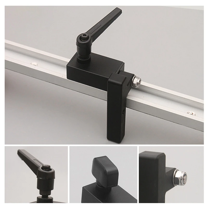 Scivolo con impugnatura rapida per la lavorazione del legno Limitatore per la lavorazione del legno Il limitatore di scivolo viene utilizzato nel sistema di recinzione dell'inclinometro di precisione facile da usare