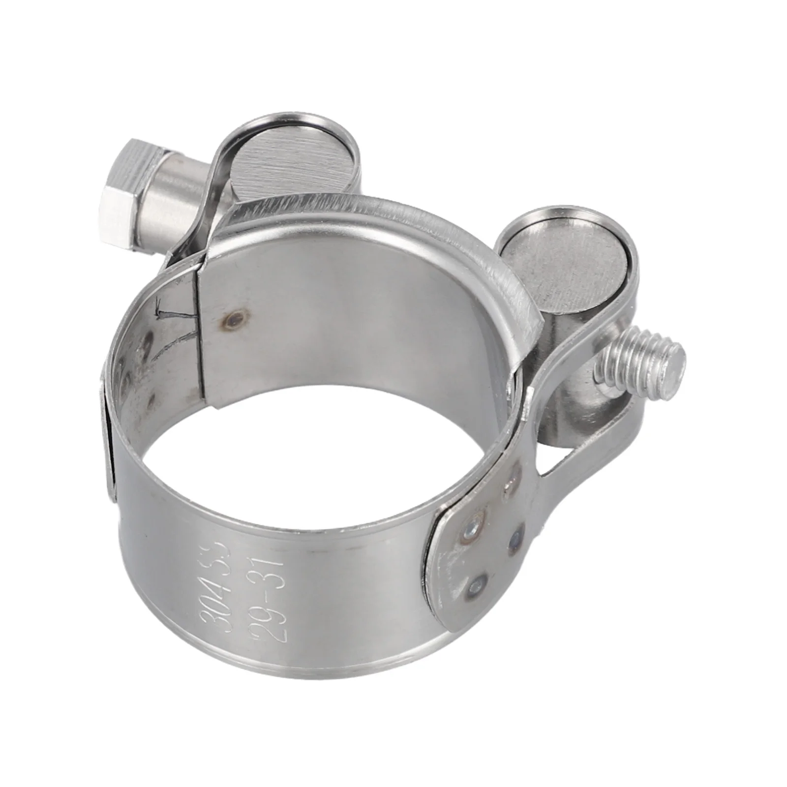 1pc 17-43mm Stainless Steel Hose Clamp T-bolt Clamps For Turbine Pressure Hoses High Pressure Engine Cooling Hoses