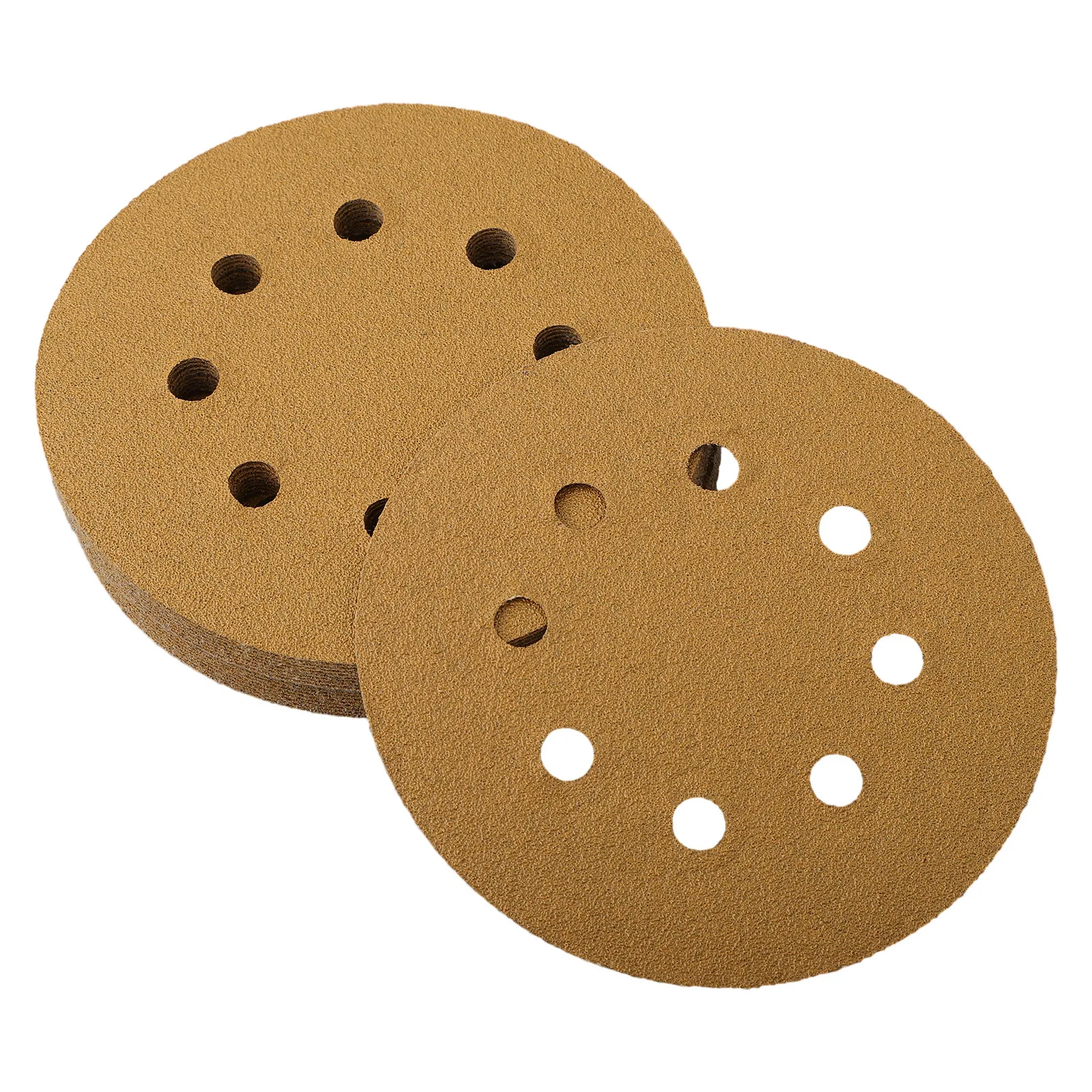 20pcs 8-Hole 125mm Sanding Discs Sanding Polishing Sandpaper 80/120/180/240/320/400/600Grit For Metal Polishing Tools ﻿