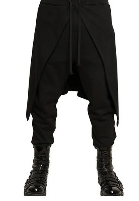 

Bla Tendy Men's Casual Pants Low Waist PU Leather mid Stretch Cleanfit Sle for Night Dring Versatile Skirt Option Avai...