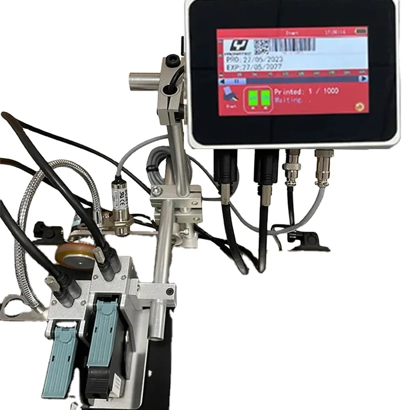 

Yaomatec 50.8mm Multilingual Automatic Coding Machine Date Logo Number Bar Code Online Thermal Inkjet Printer For Carton Paper