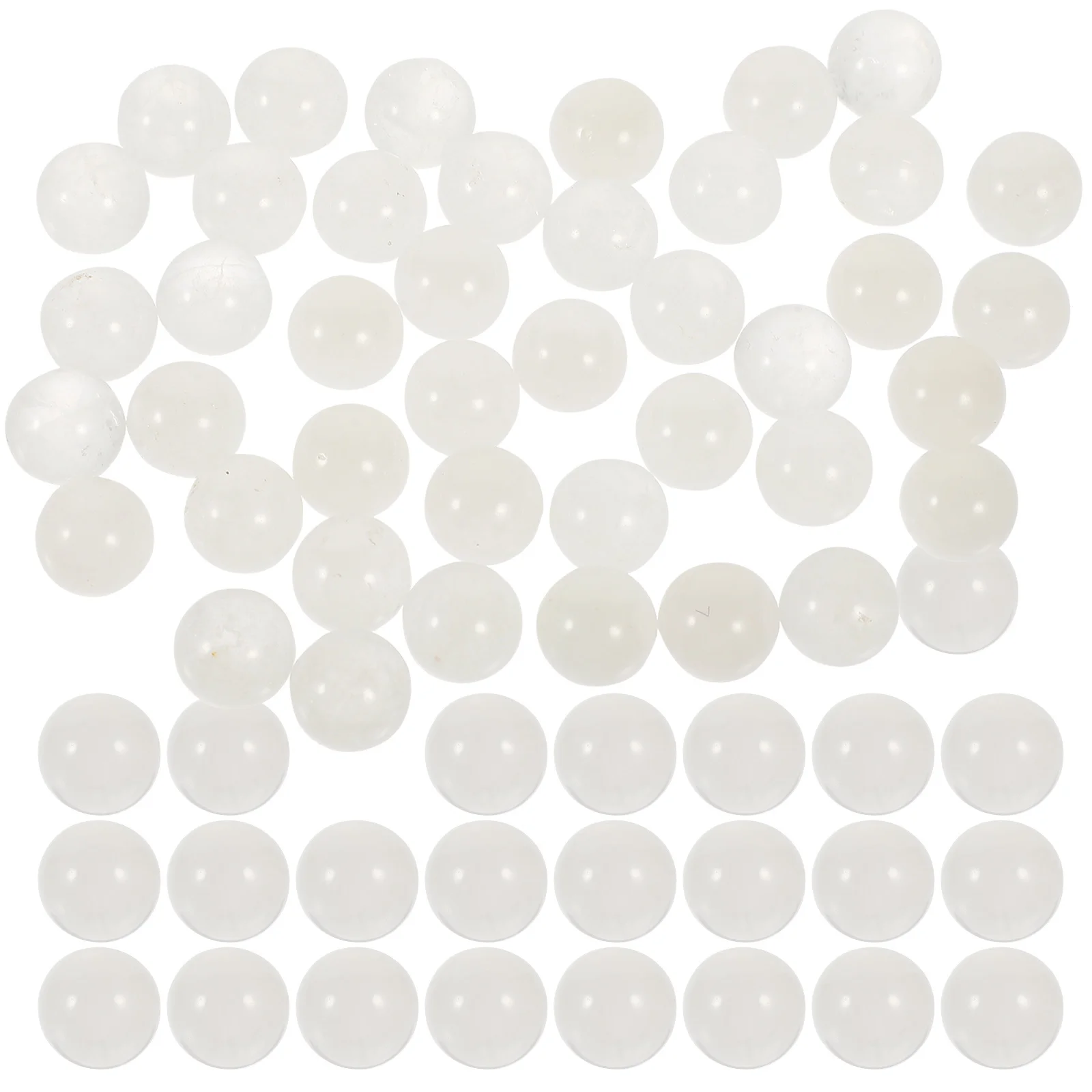 

50pcs Rolling Bottle Beads No Hole Undrilled Crystal Stone Diy Supplies For Essential Oil Liquid Bottle Makeup Brush Holder Vase