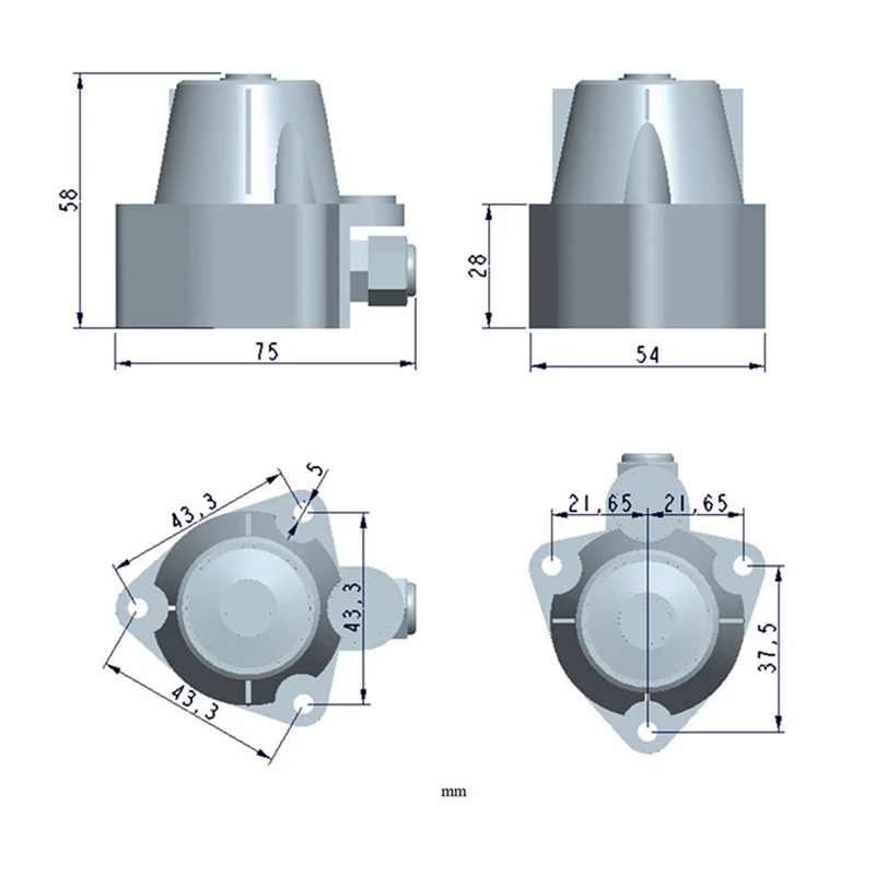 Sensor de radiación Solar PYR20, piranómetro