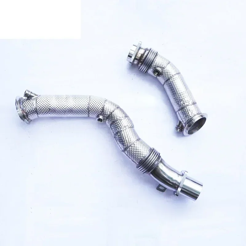 For M3/M4 S55 3.0T 2018-2022 Racing Car Exhaust System Stainless Steel Catless downpipe