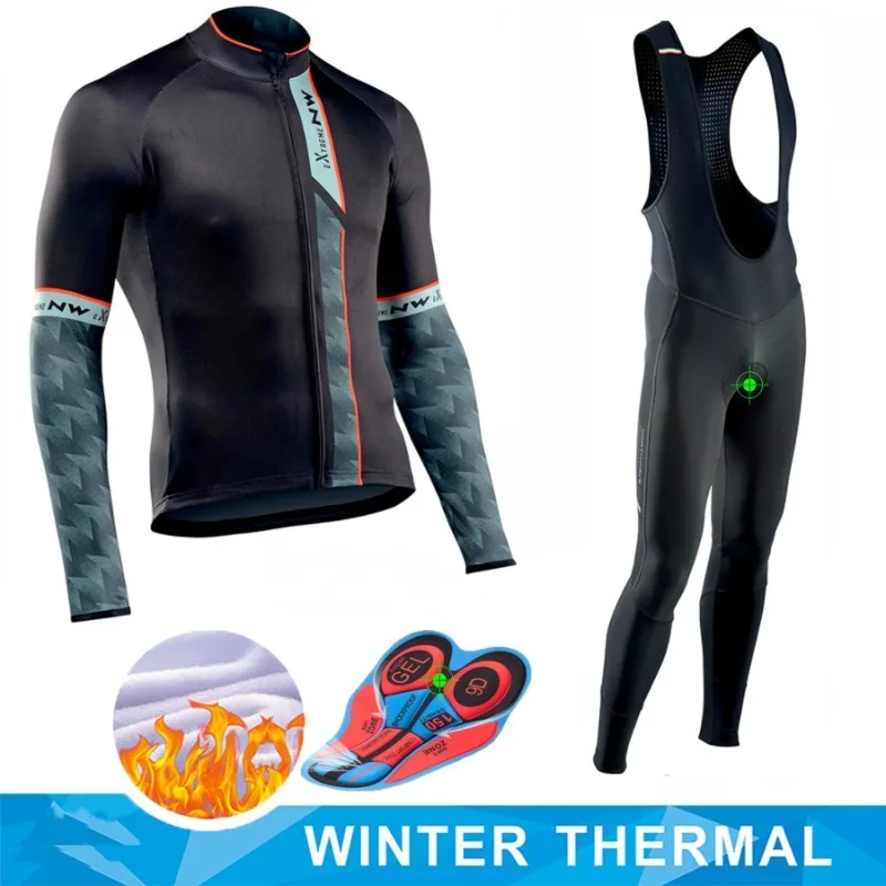 

Autumn and Winter Cycling Clothes Warm Team Version Bicycle Road Cycling Clothes Set