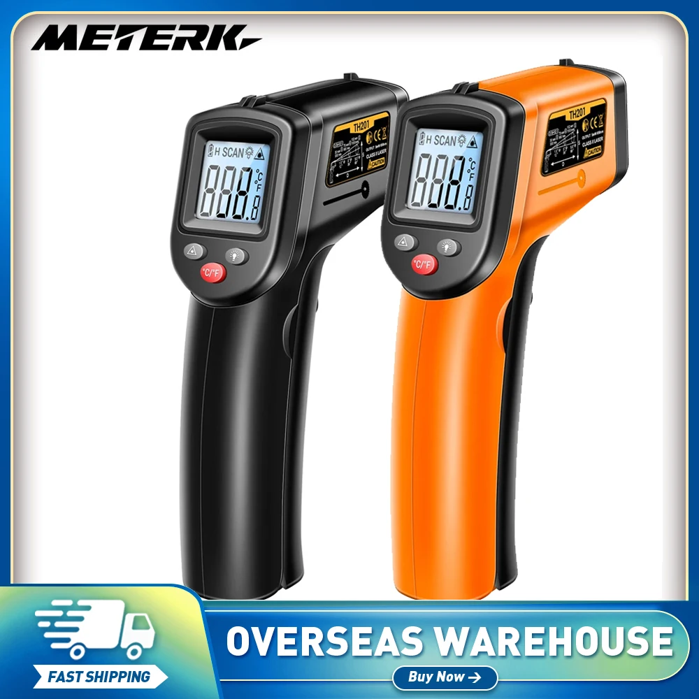 TH201 Infrared Thermometer Hygrometer Accurately Measure Temperature and Humidity Levels Infrared Electronic Handheld Tools