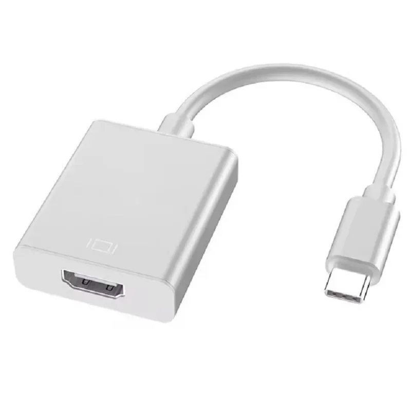 Cables de vídeo compatible con HDMI, convertidor USB C HD 4K USB 3,1, adaptador de Cable HDTV para MacBook Chromebook Samsung Xiaomi