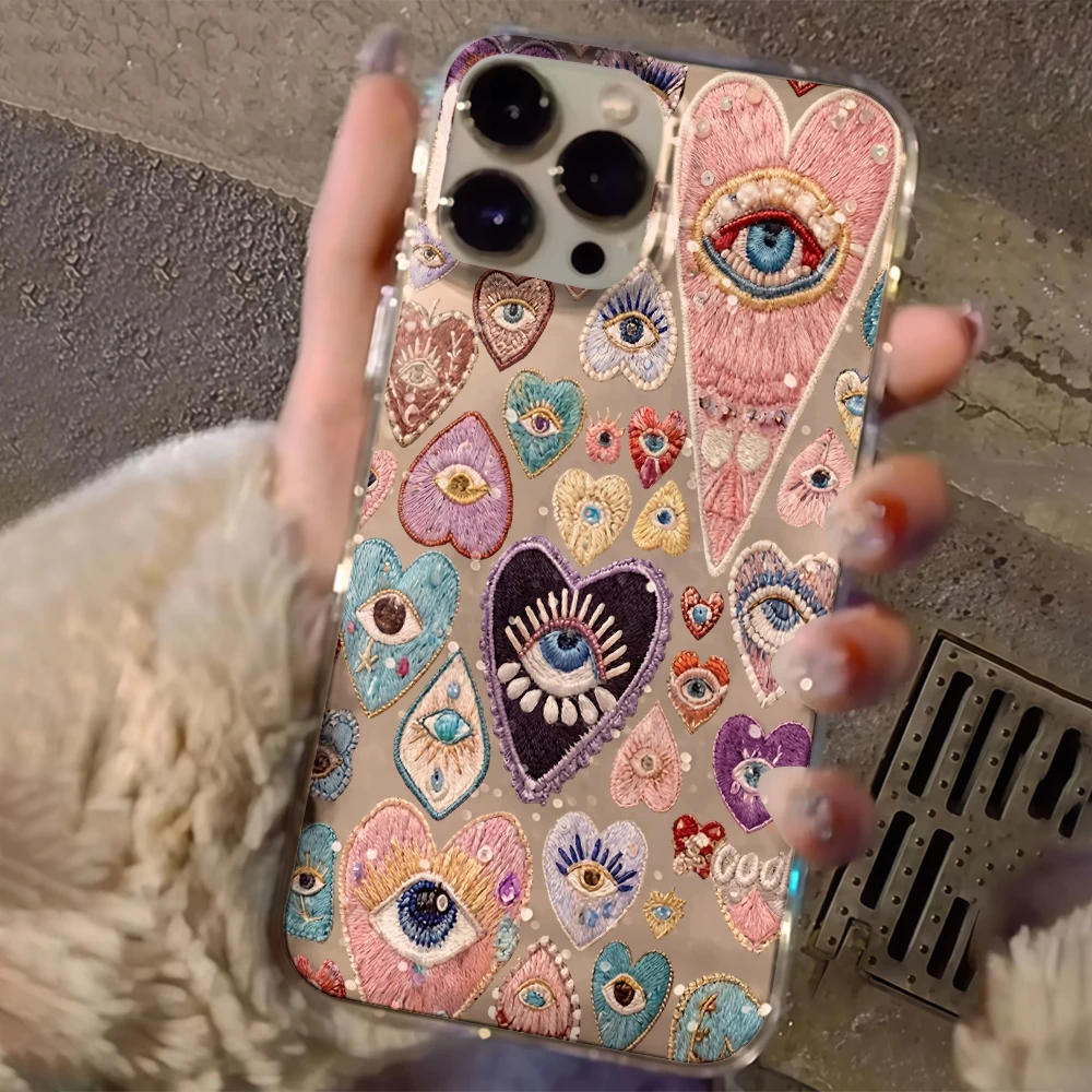 Lüks 11:11 Nazar Boncuklu Şeff - Glitter Shockproof Case incelemesi ve fiyatı