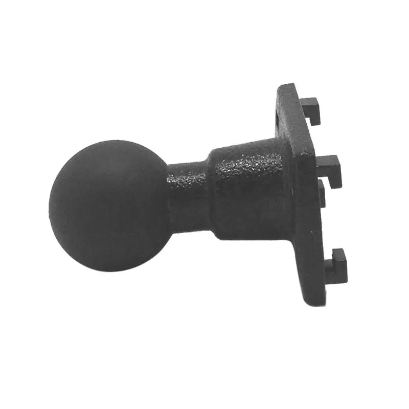 4 Hole Claws AMPS Adapter Plate Rubber Ball Head Mount Bracket for Arkon Robust Mount Series GPS DVR