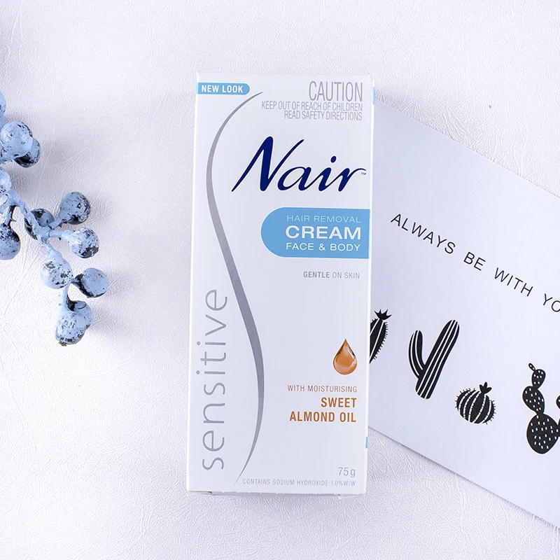 Australia Nair Sensitive Hair krem do depilacji delikatnie i szybko usuń włosy wokół wrażliwych obszarów krem do leczenia depilator