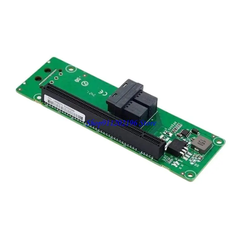 

P82A 2 Port SFF-8643 to PCIE X16 Adapters Bifurcation Motherboards Connectors